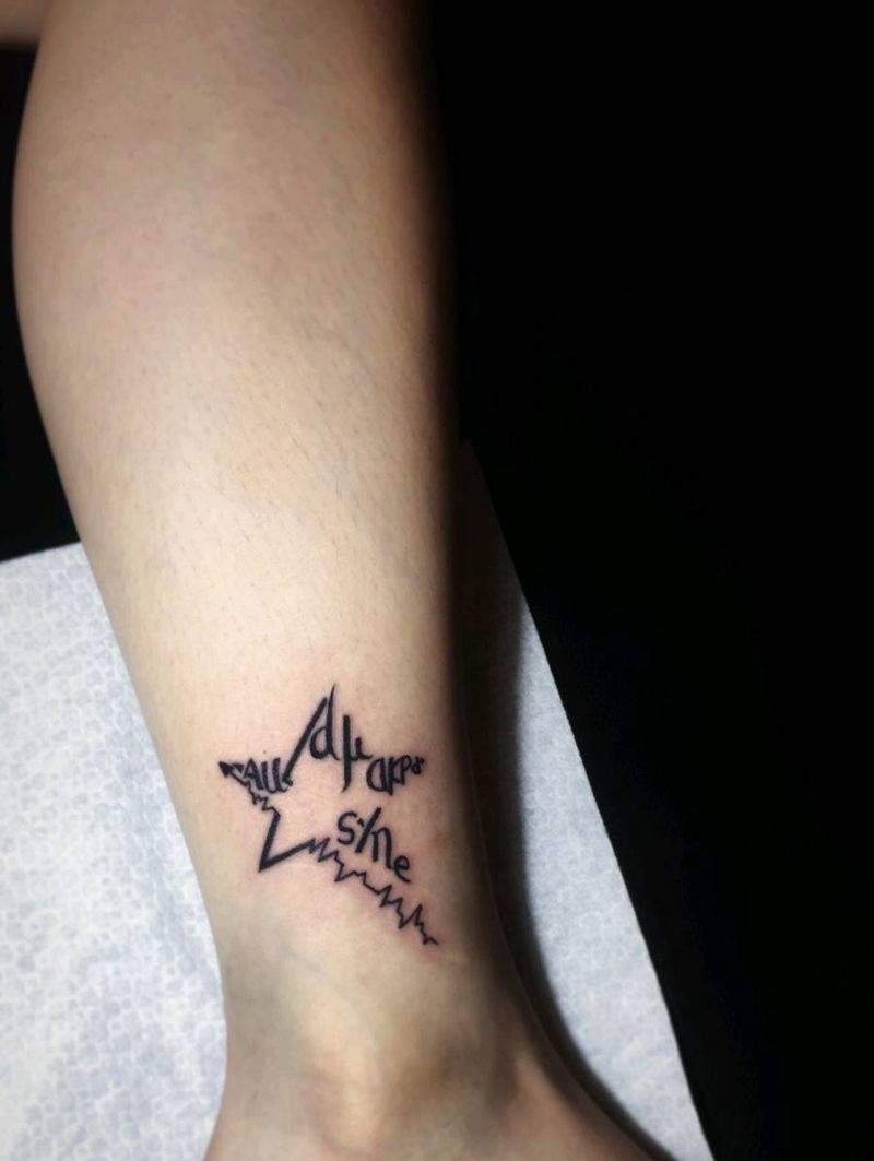 脚踝纹身纹身图片