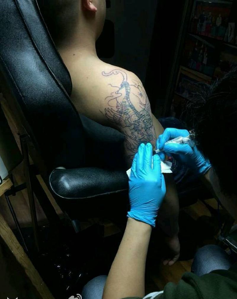 遮盖     老虎纹身图片