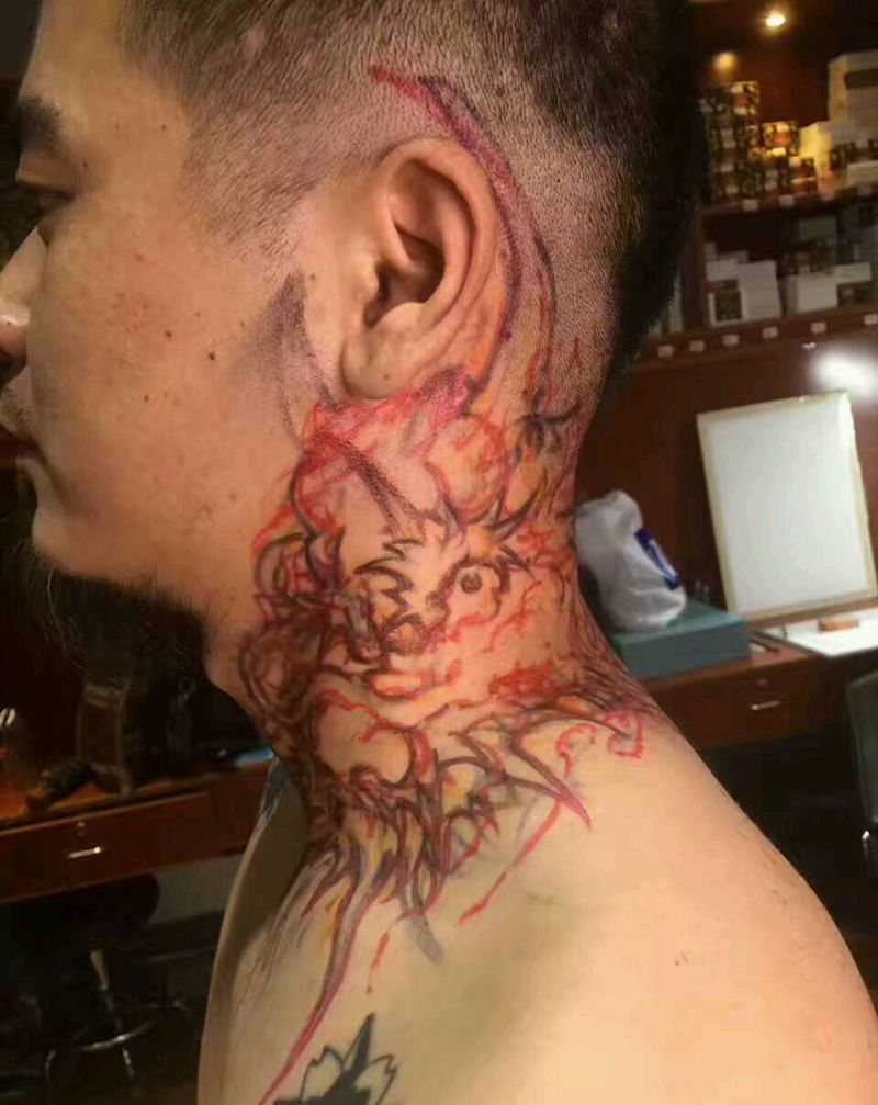 龙头纹身纹身图片