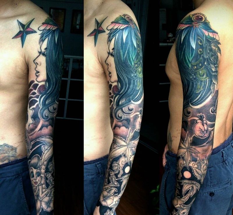 花臂纹身纹身图片