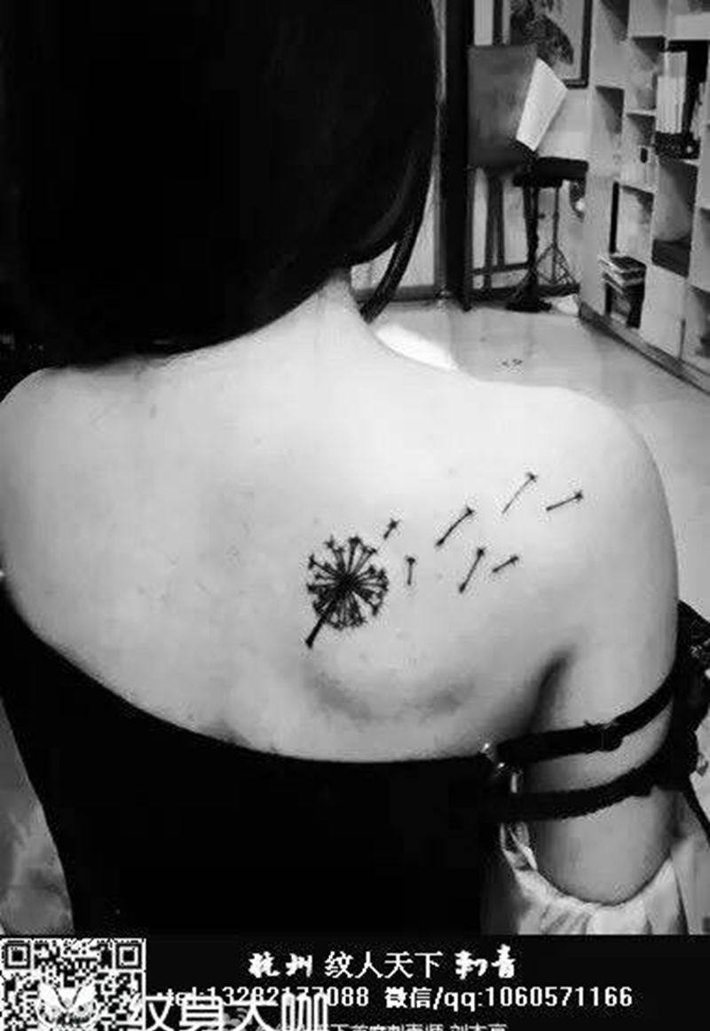 蒲公英纹身图片