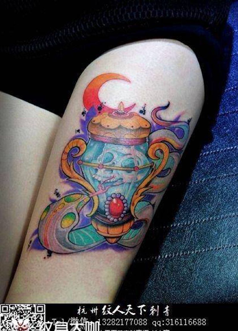 school风格纹身图片