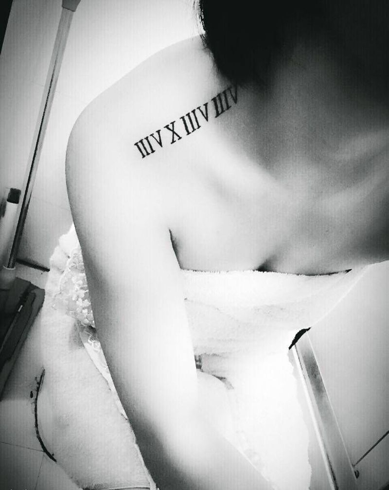 罗马字纹身图片