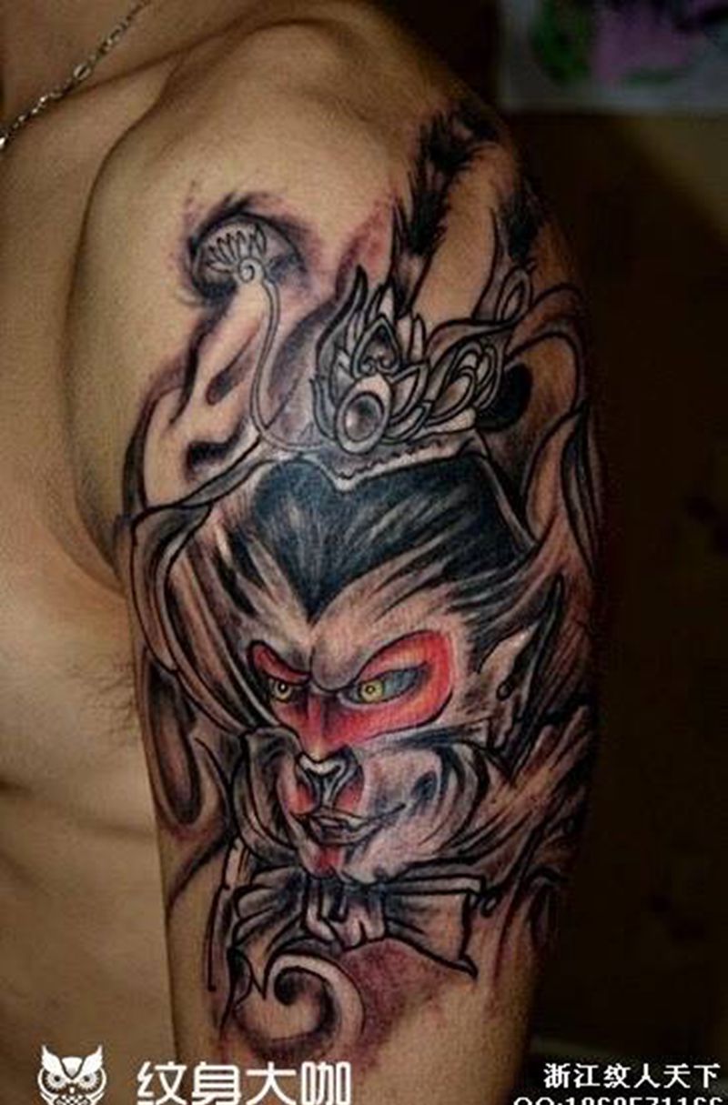 美猴王纹身图片