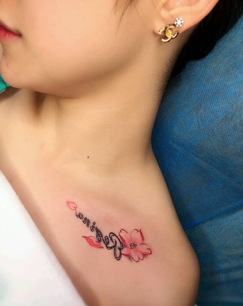 锁骨纹身纹身图片