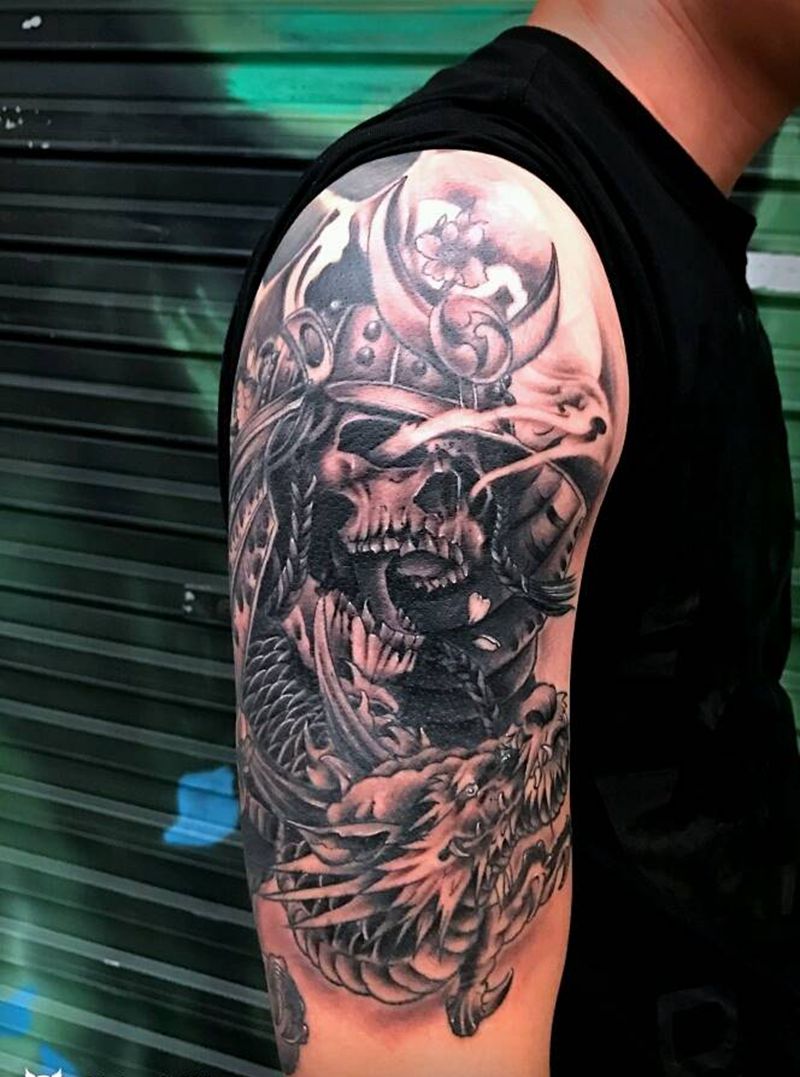 骷髅纹身图片
