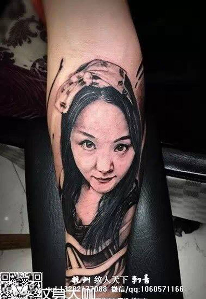 肖像纹身图片