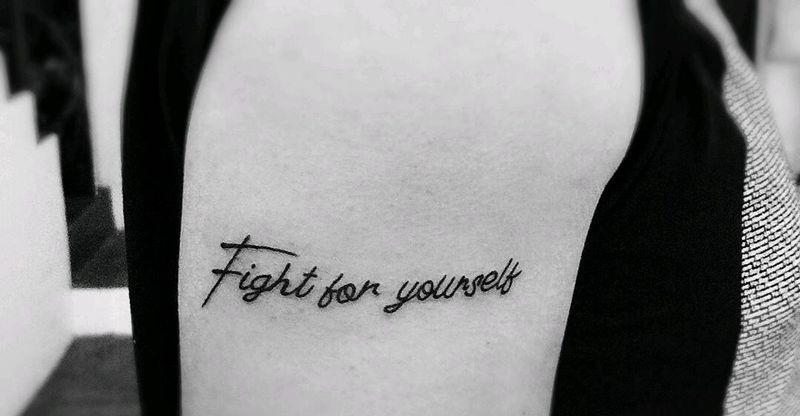 字母纹身纹身图片_字母纹身图案