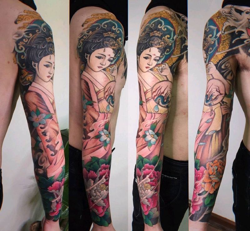 花臂纹身纹身图片