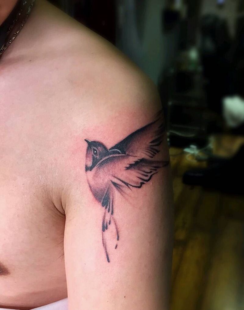 比翼双飞纹身图片