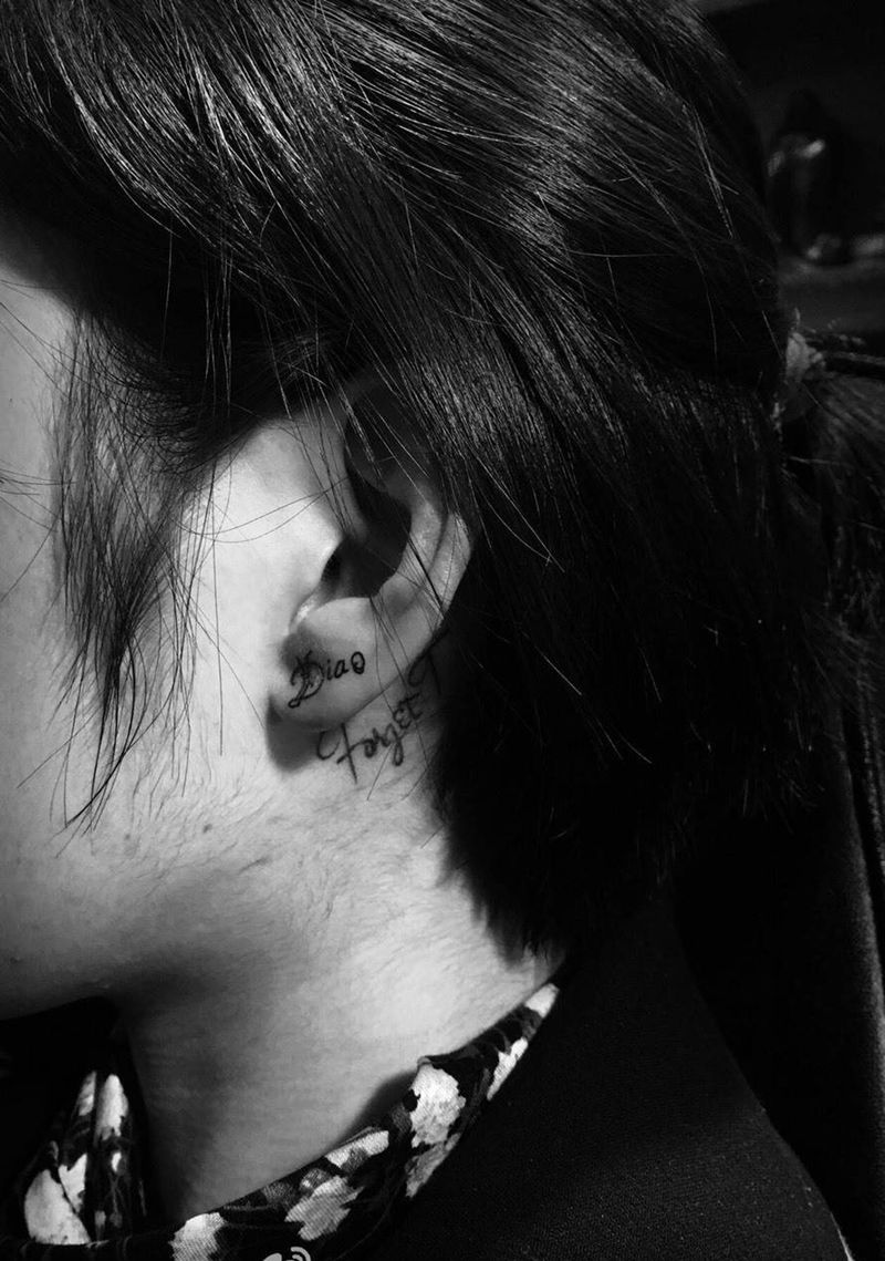 耳朵纹身纹身图片