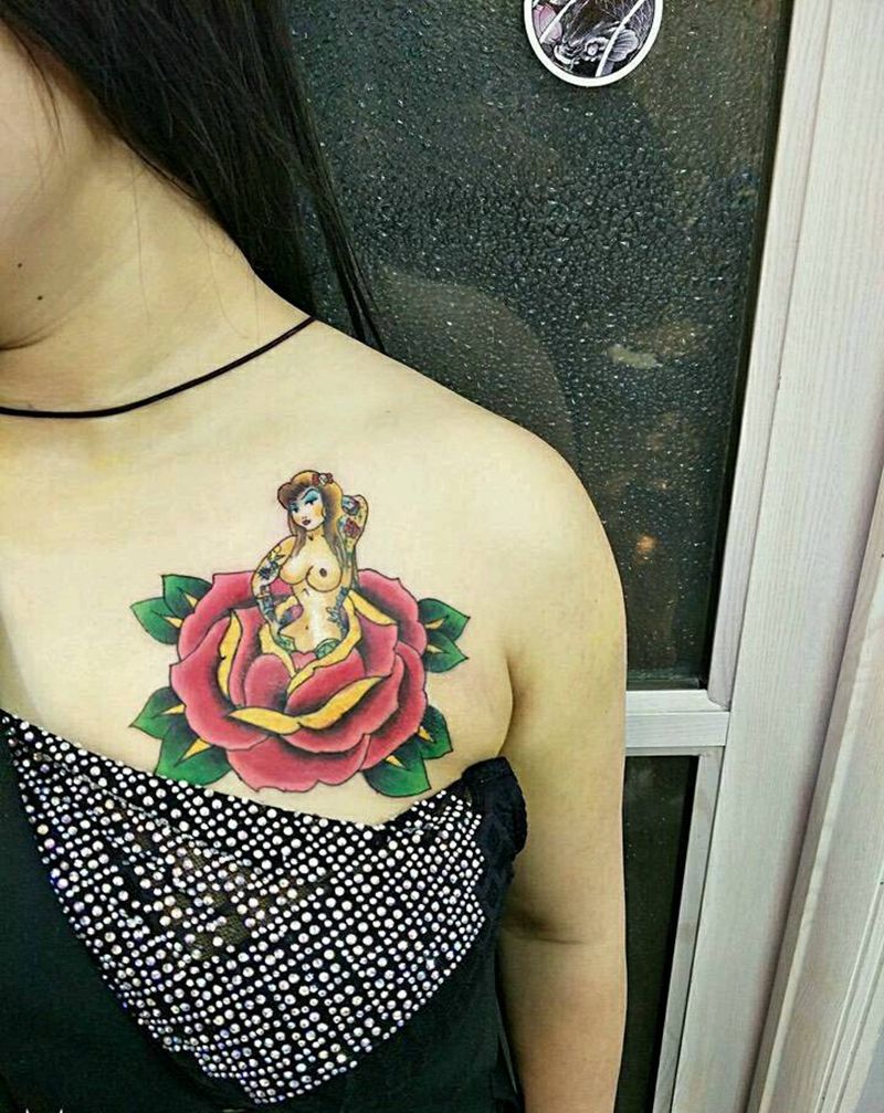 美女纹身纹身图片