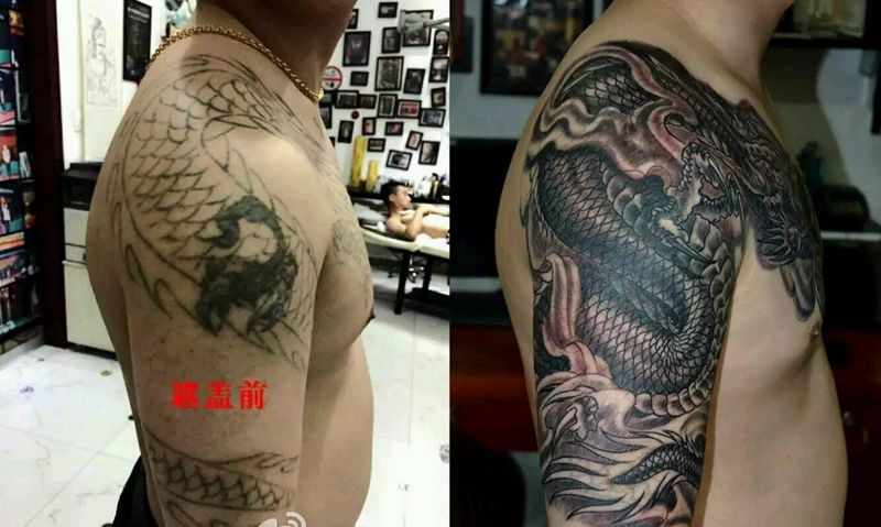 遮盖纹身纹身图片