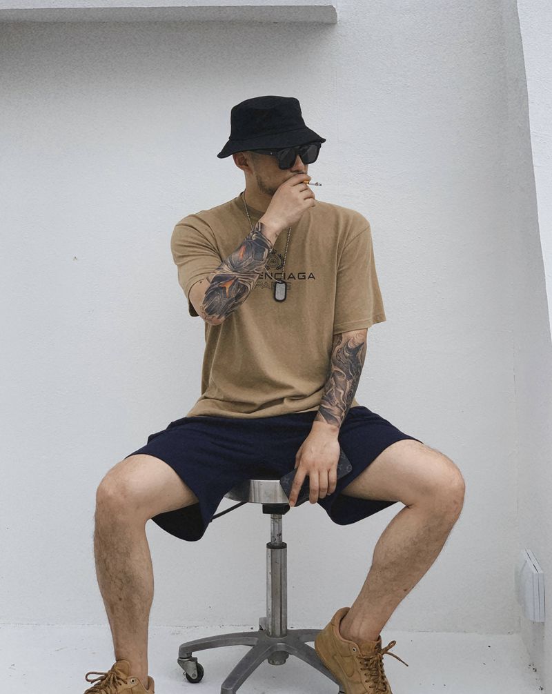 有故事的男人纹身图片_手臂欧美写实纹身图案