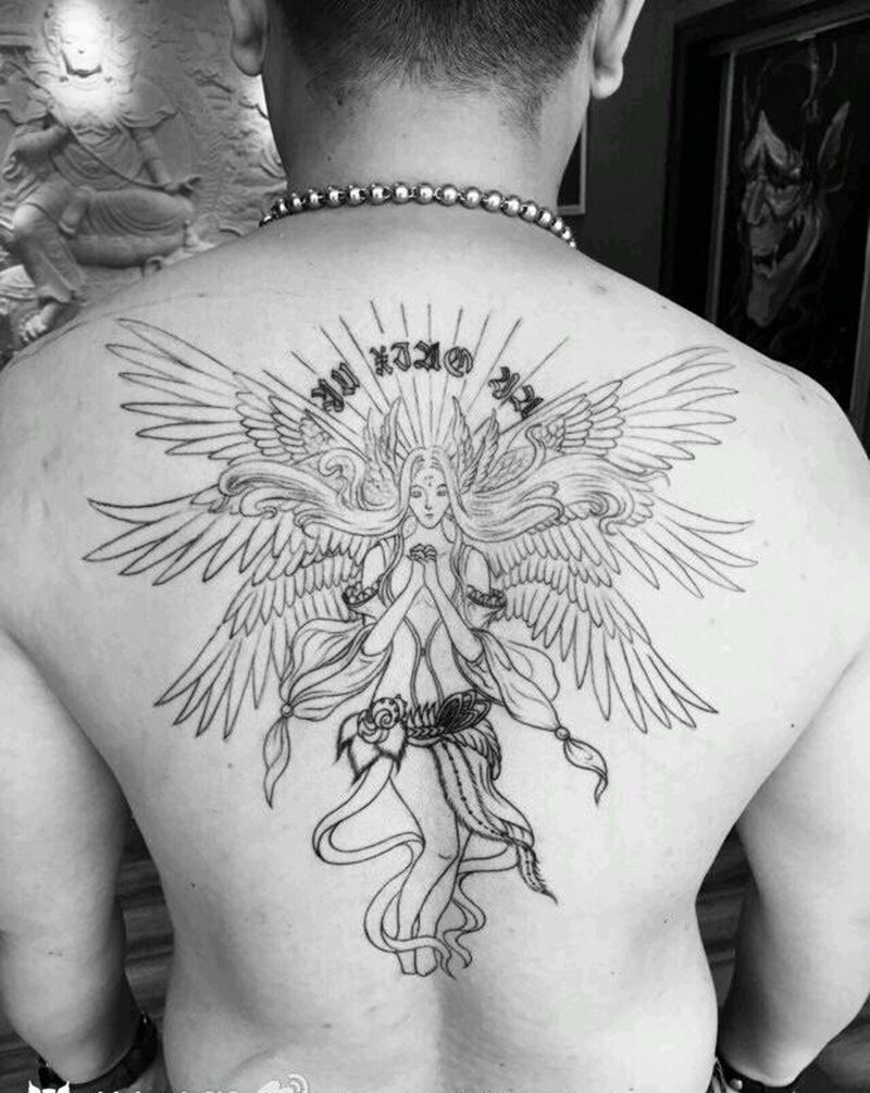 天使纹身纹身图片