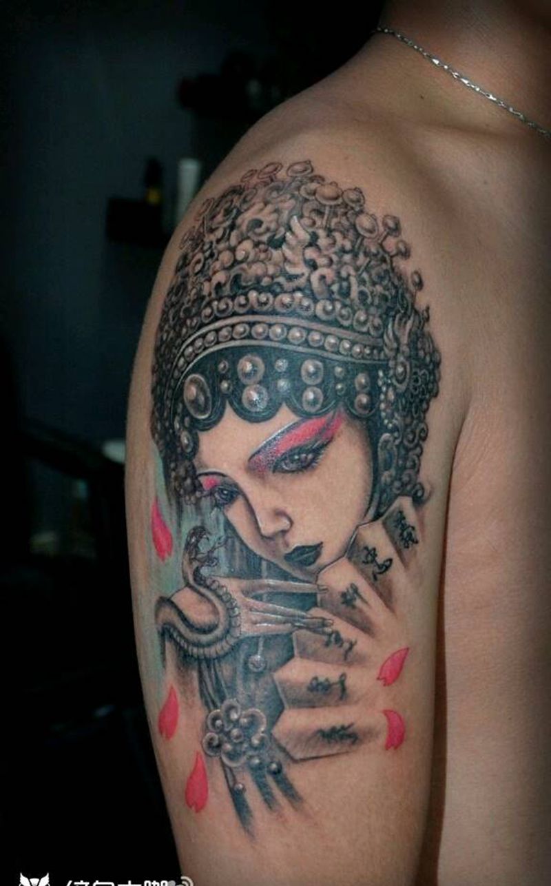 花旦纹身纹身图片