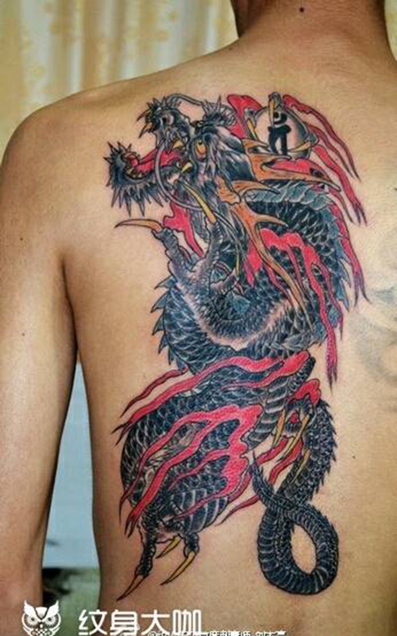 背部纹身纹身图片