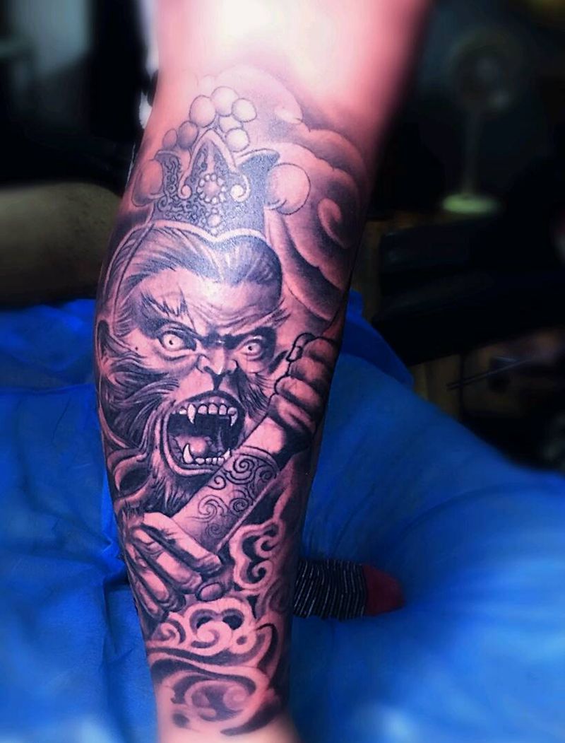 斗战胜佛纹身纹身图片