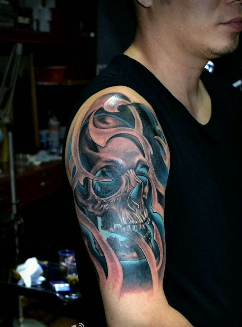 骷髅纹身纹身图片