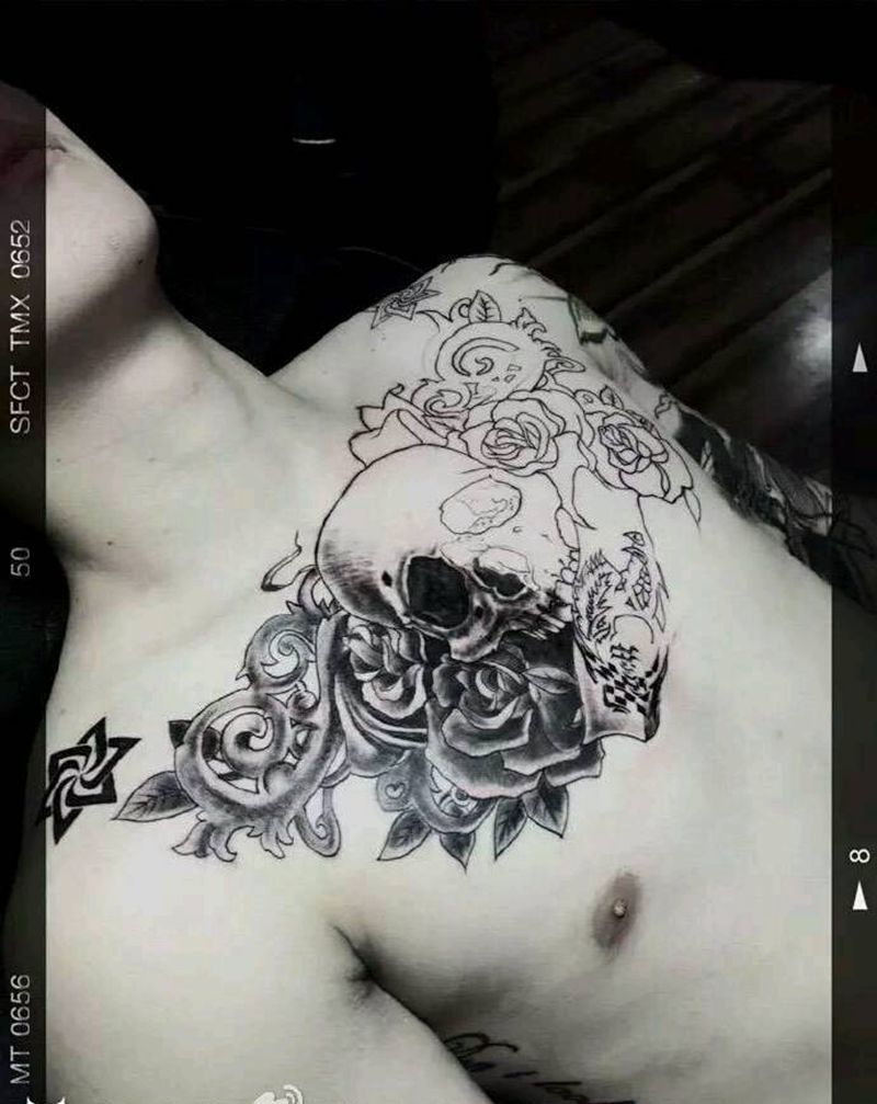 骷髅纹身图片