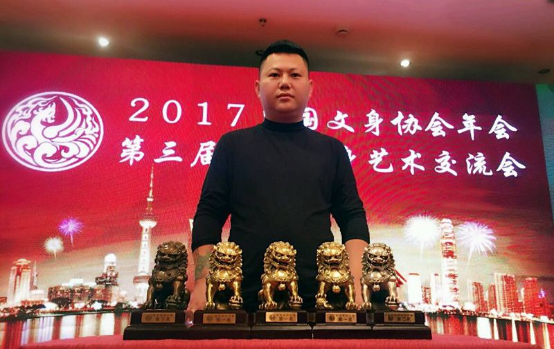 纹人天下 2017上海纹身展纹身图片