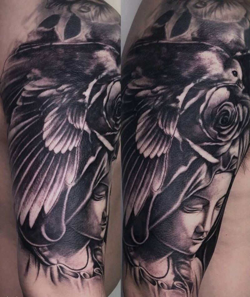 欧美风格纹身纹身图片_手臂欧美写实纹身图案