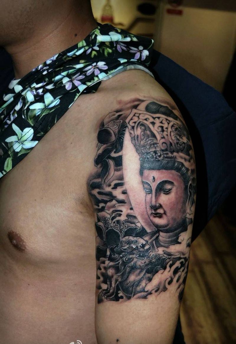 菩萨纹身图片