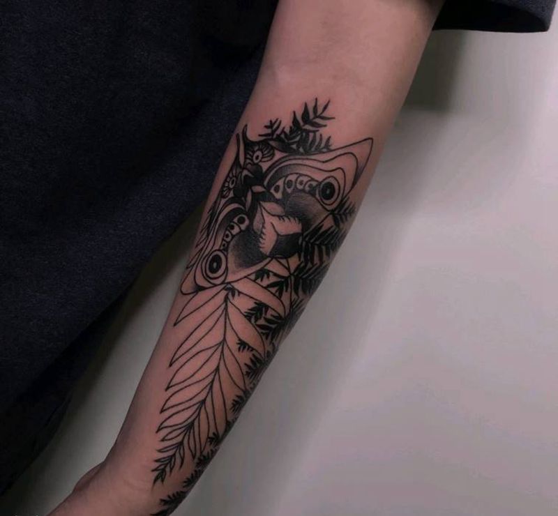 小臂纹身纹身图片_手臂新传统纹身图案