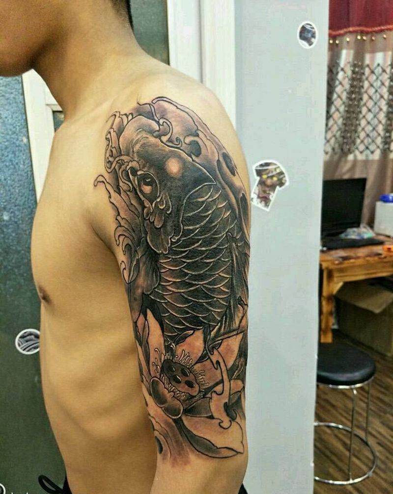 鲤鱼纹身纹身图片