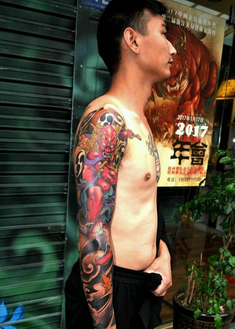 花臂纹身纹身图片