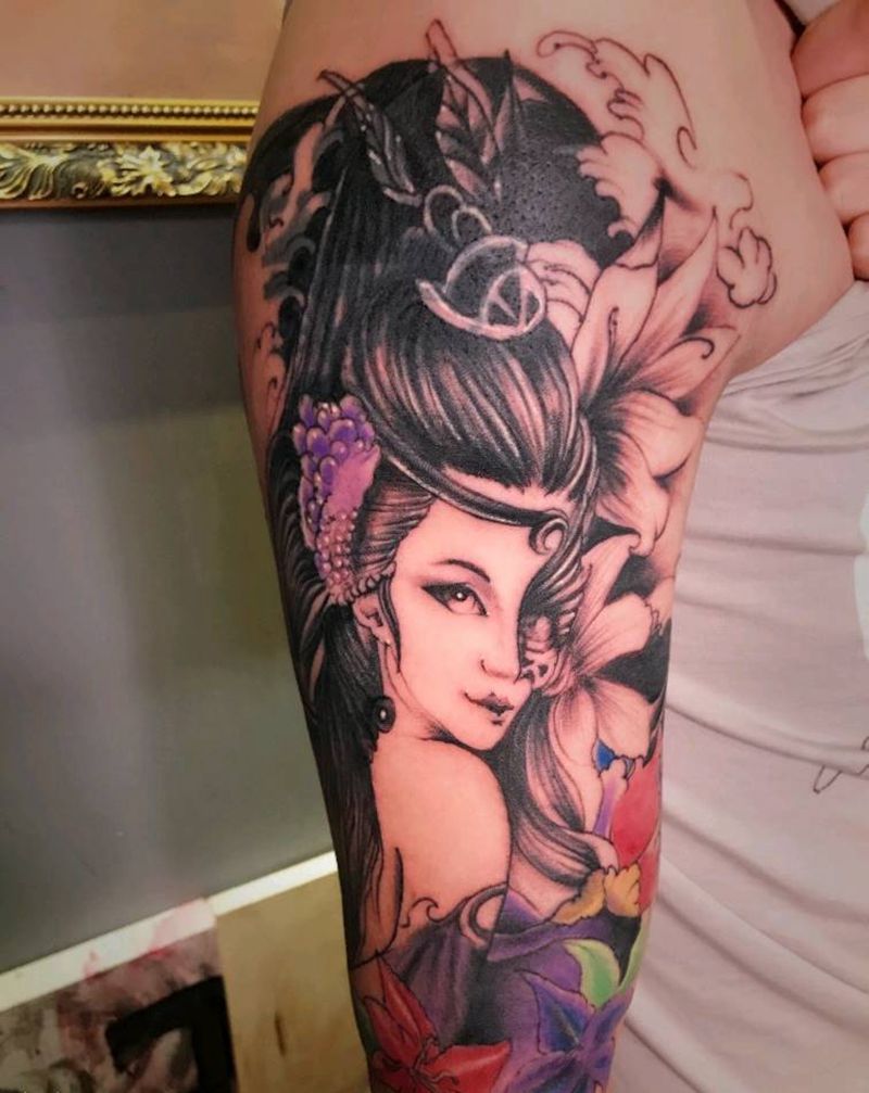 遮盖纹身  第二张遮盖前纹身图片