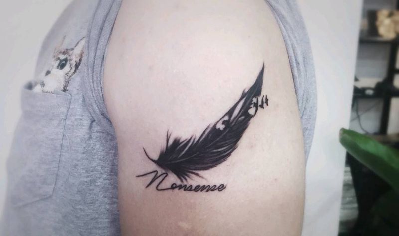 羽毛纹身纹身图片