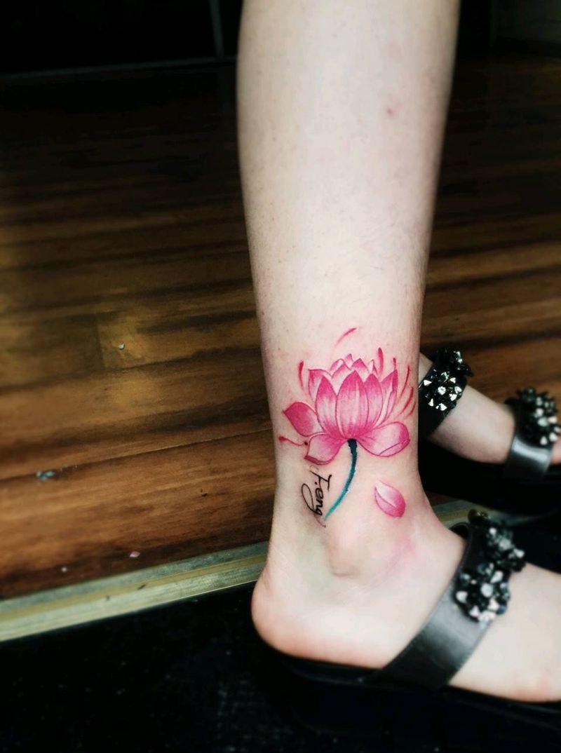 脚踝纹身纹身图片