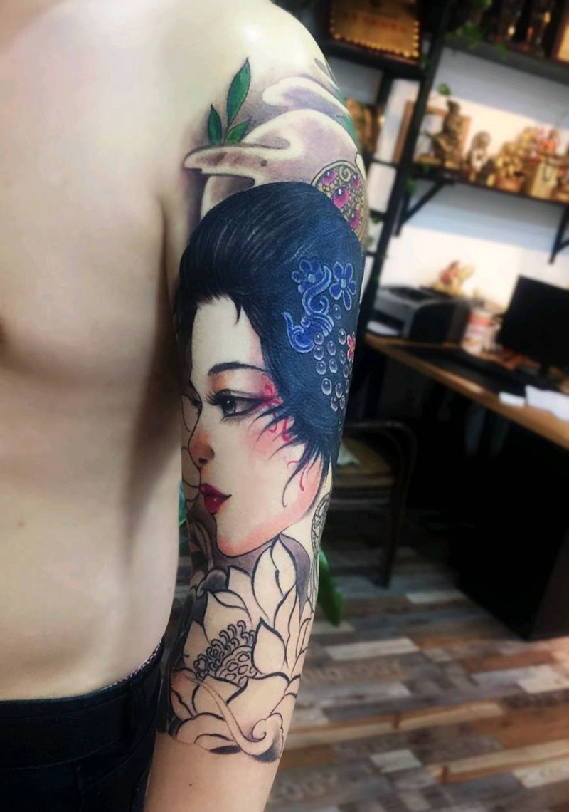 遮盖纹身  人物纹身纹身图片_手臂纹身图案