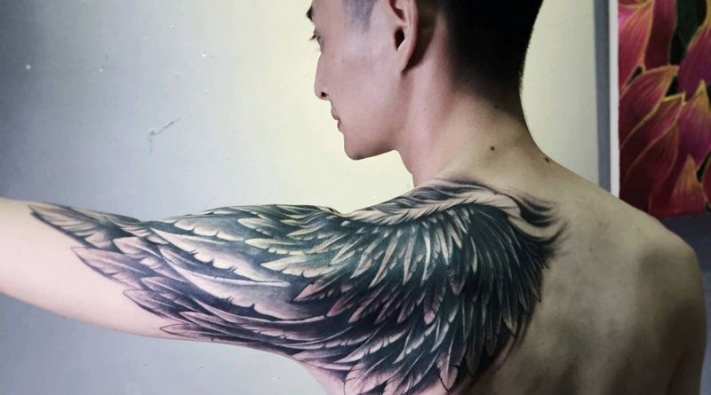 翅膀纹身纹身图片
