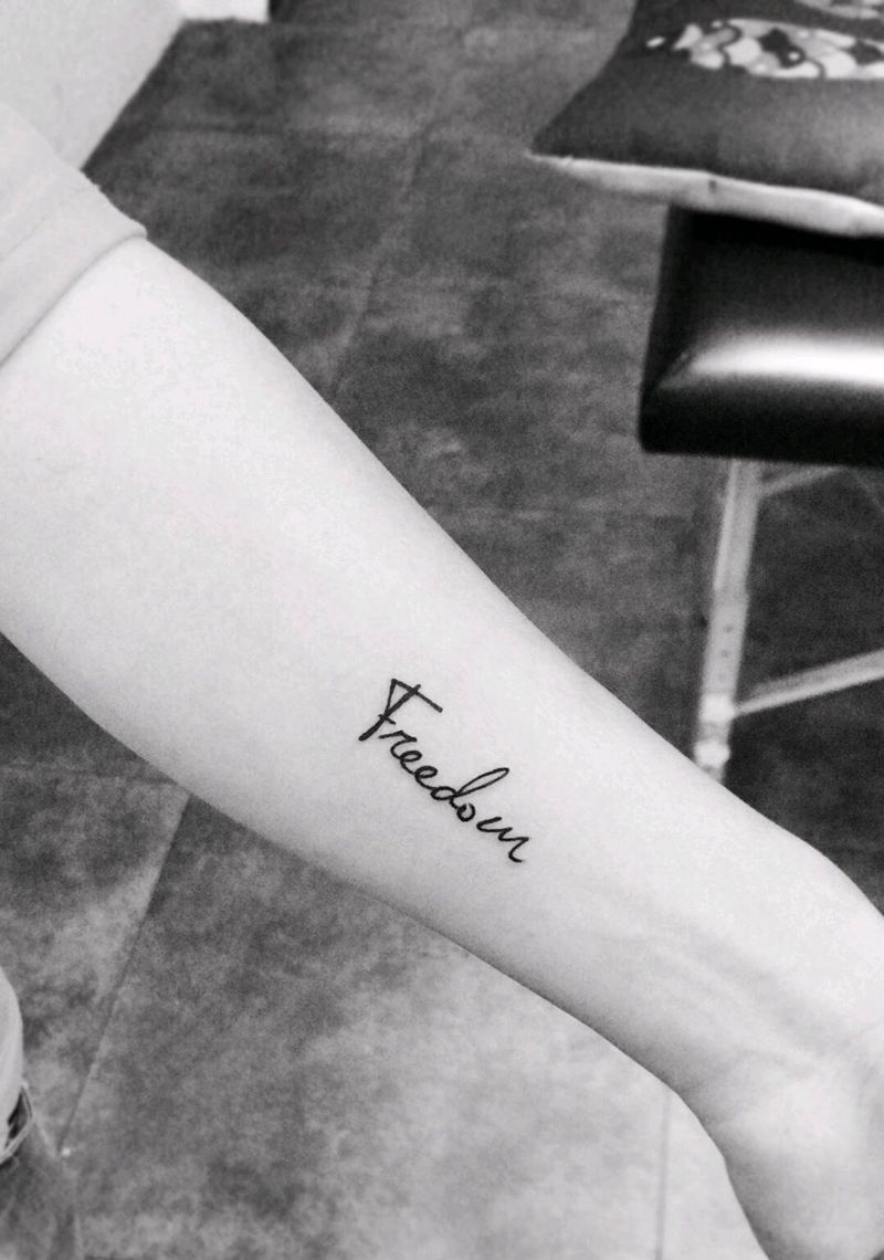 字母纹身纹身图片_手臂纹身图案