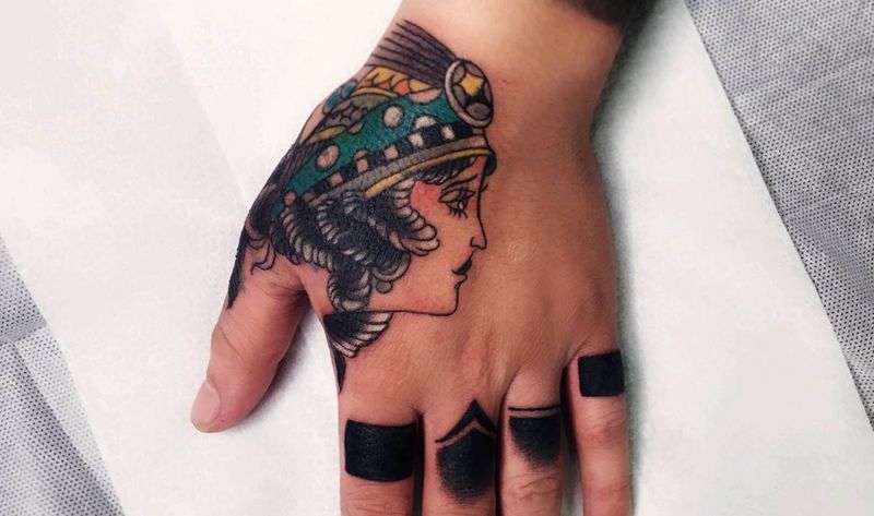 遮盖纹身纹身图片_手部纹身图案