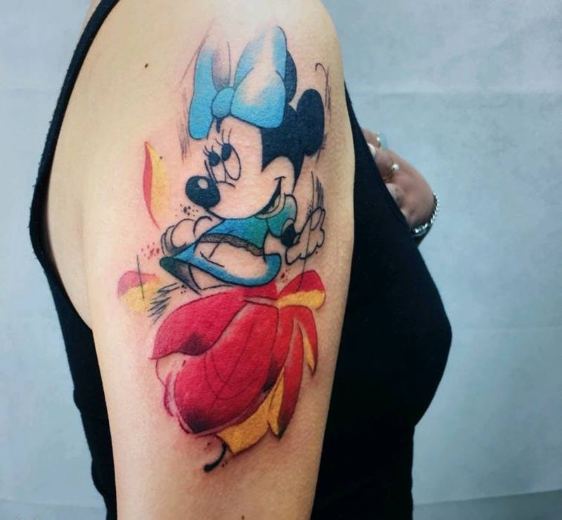 米老鼠纹身图片