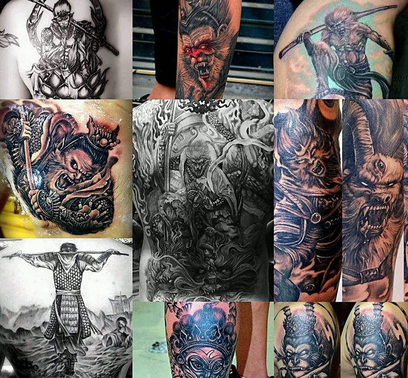 斗战胜佛纹身图片