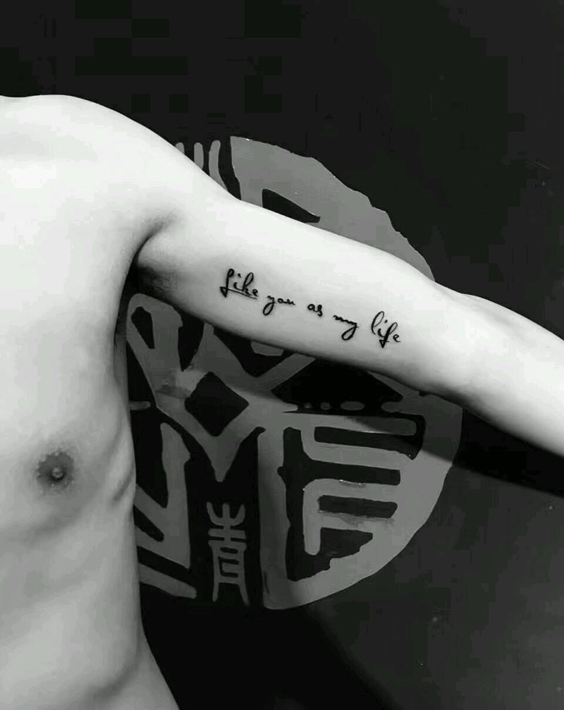 字母纹身图片