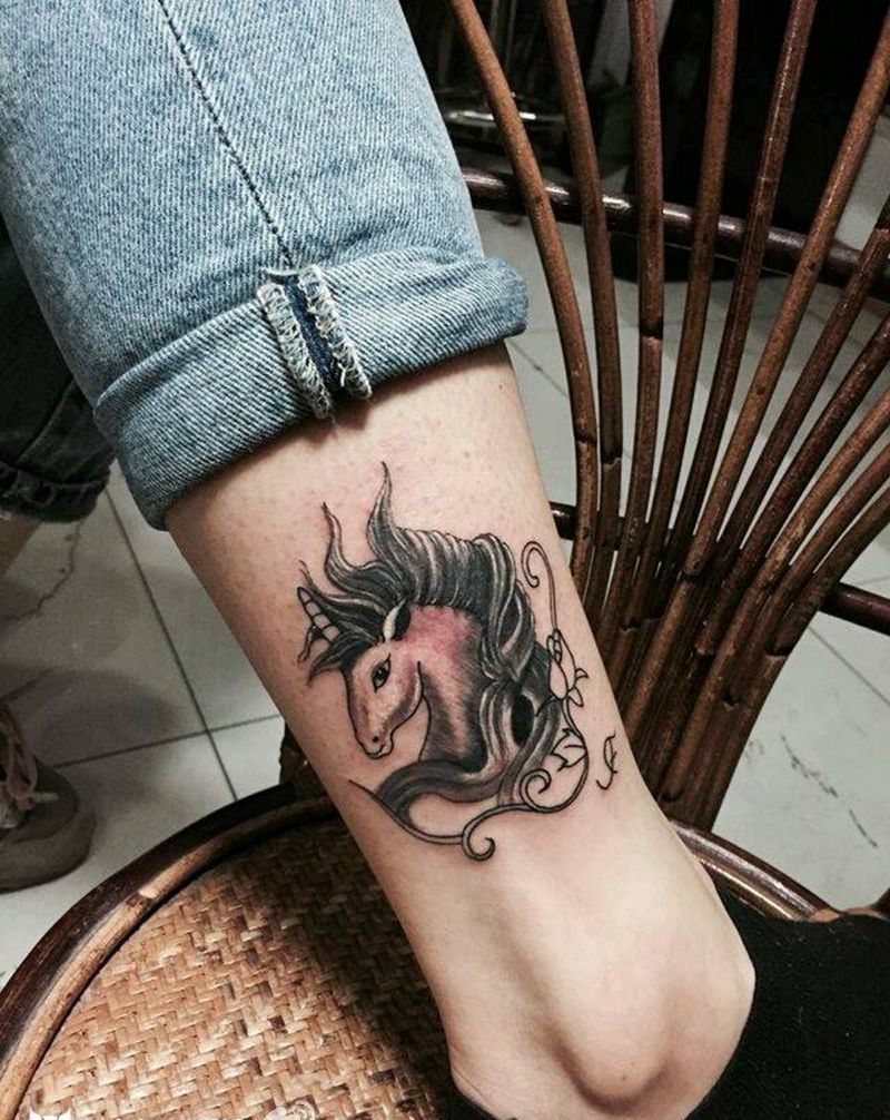 腿部纹身纹身图片