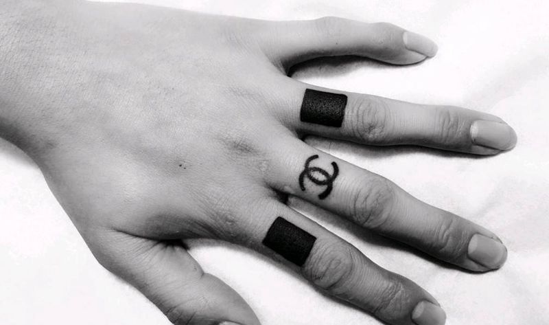 手指纹身纹身图片_手部纹身图案