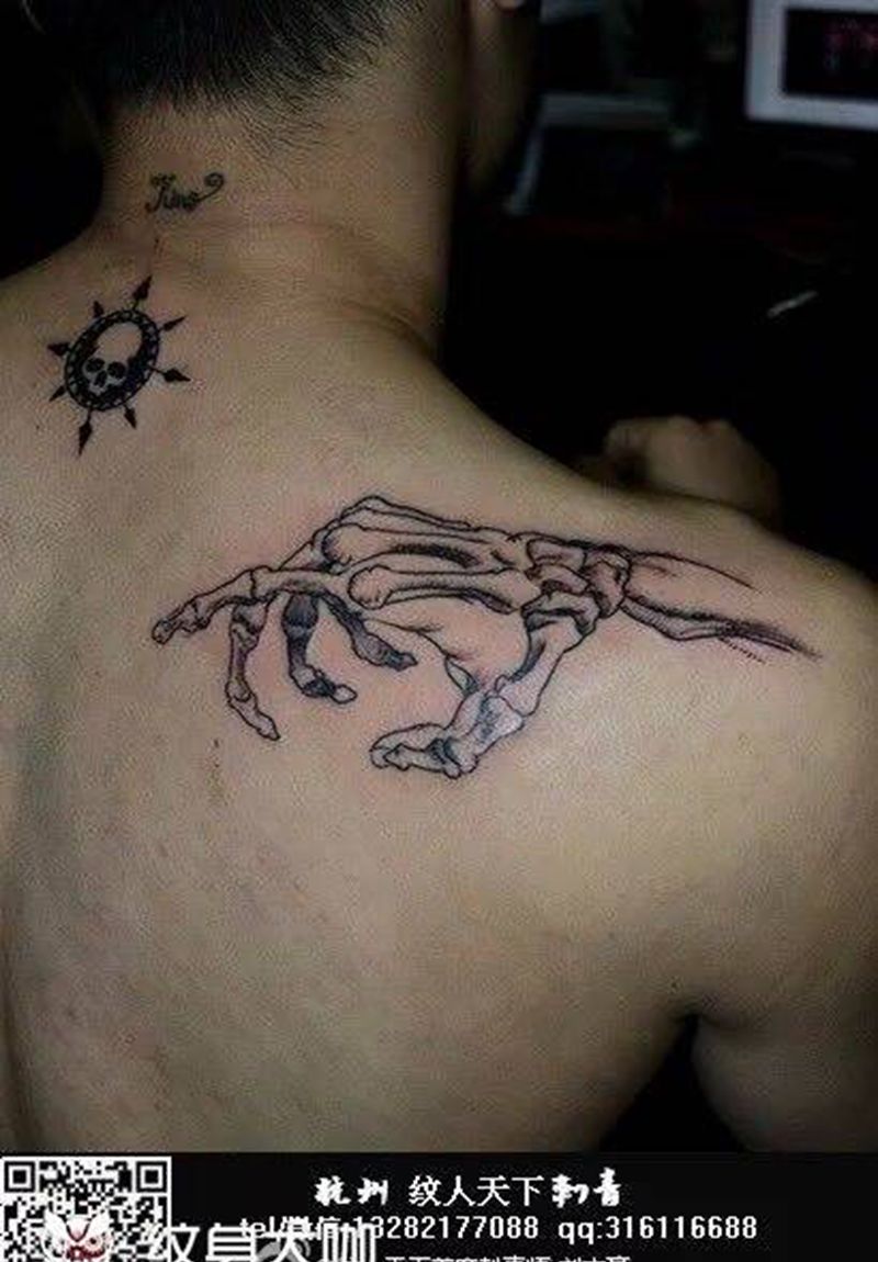 鬼手纹身图片