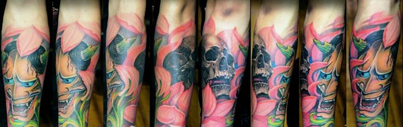 花臂纹身  般若纹身纹身图片