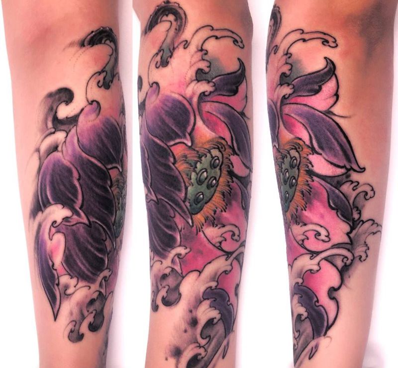 遮盖纹身  第二张是遮盖前纹身图片