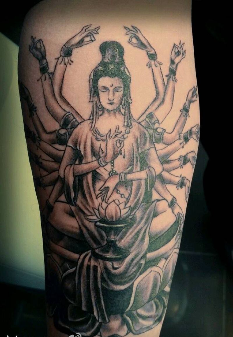 千手观音纹身图片