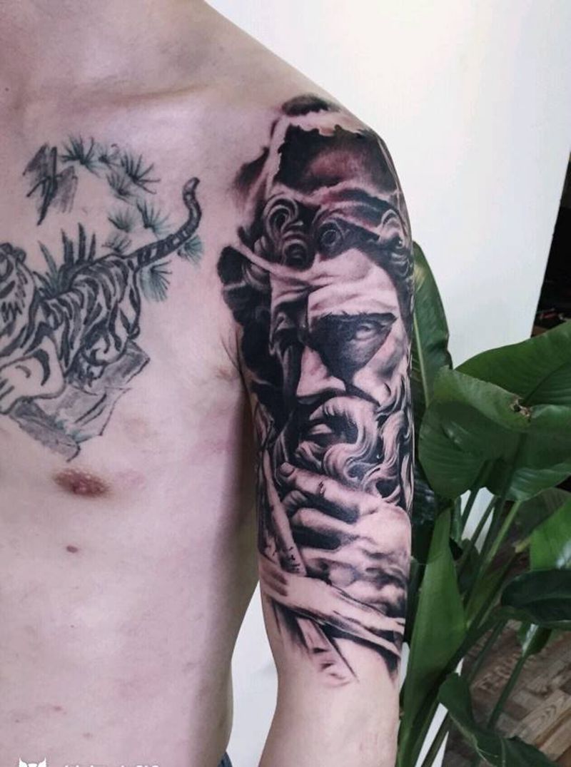 欧美大臂纹身纹身图片