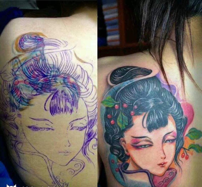 遮盖纹身纹身图片