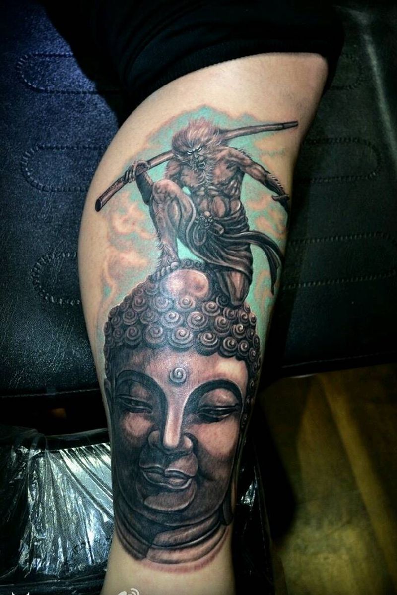 斗战胜佛纹身图片