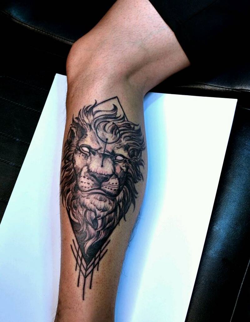 小腿纹身纹身图片